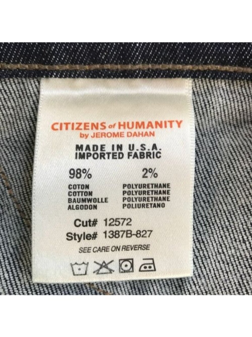 Citizens Of Humanity Super Flare Jeans Size 29 Moonriver Blue - Picture 4 of 8